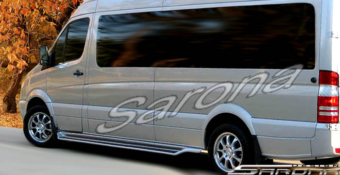 Custom Mercedes Sprinter  Van Running Boards (2007 - 2018) - $1290.00 (Part #MB-004-SB)